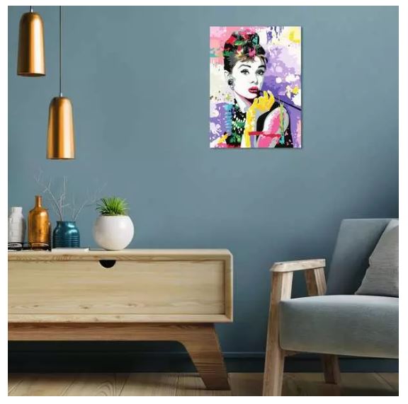 CreArt Audrey Hepburn 30x40 cm 25.526 - Bild 5