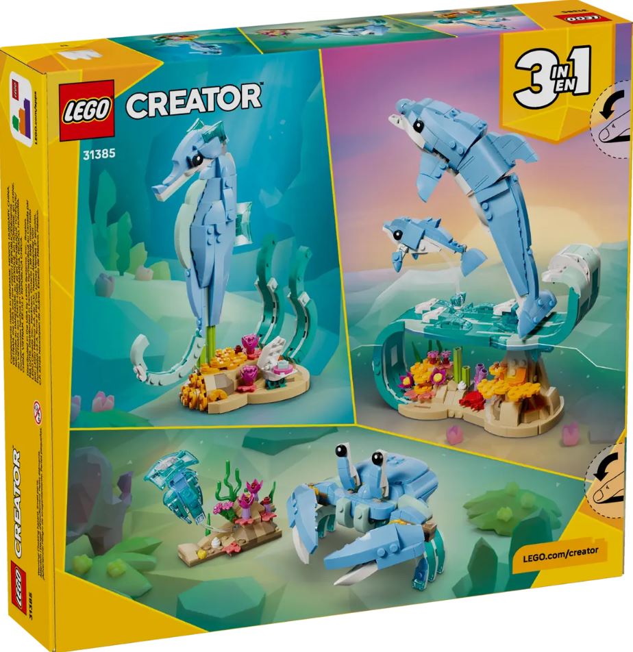 LEGO Creator 3-in-1 Meerestiere: Wunderschöne Delfine 31385 - Bild 8