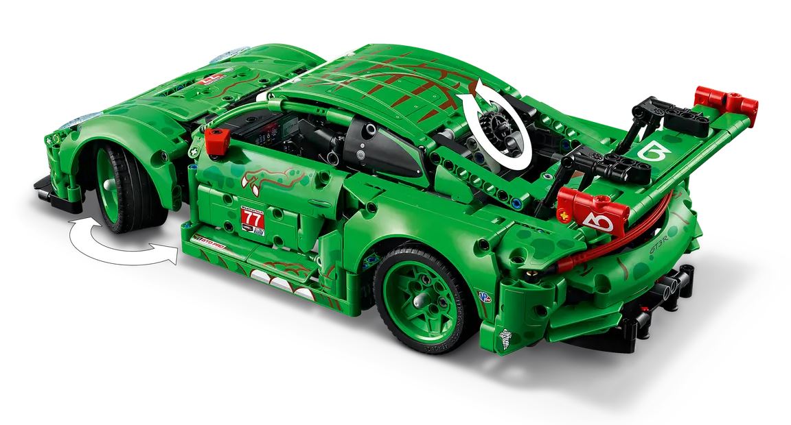 LEGO Technic Porsche 911 GT3 R REXY AO Racing Rennwagen 42224 - Bild 5