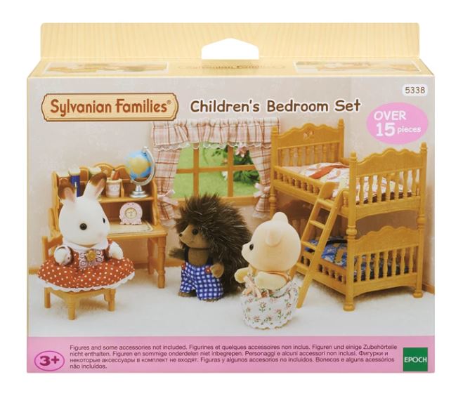 Sylvanian Landhaus Kinderzimmer mit Bett - Bild 1