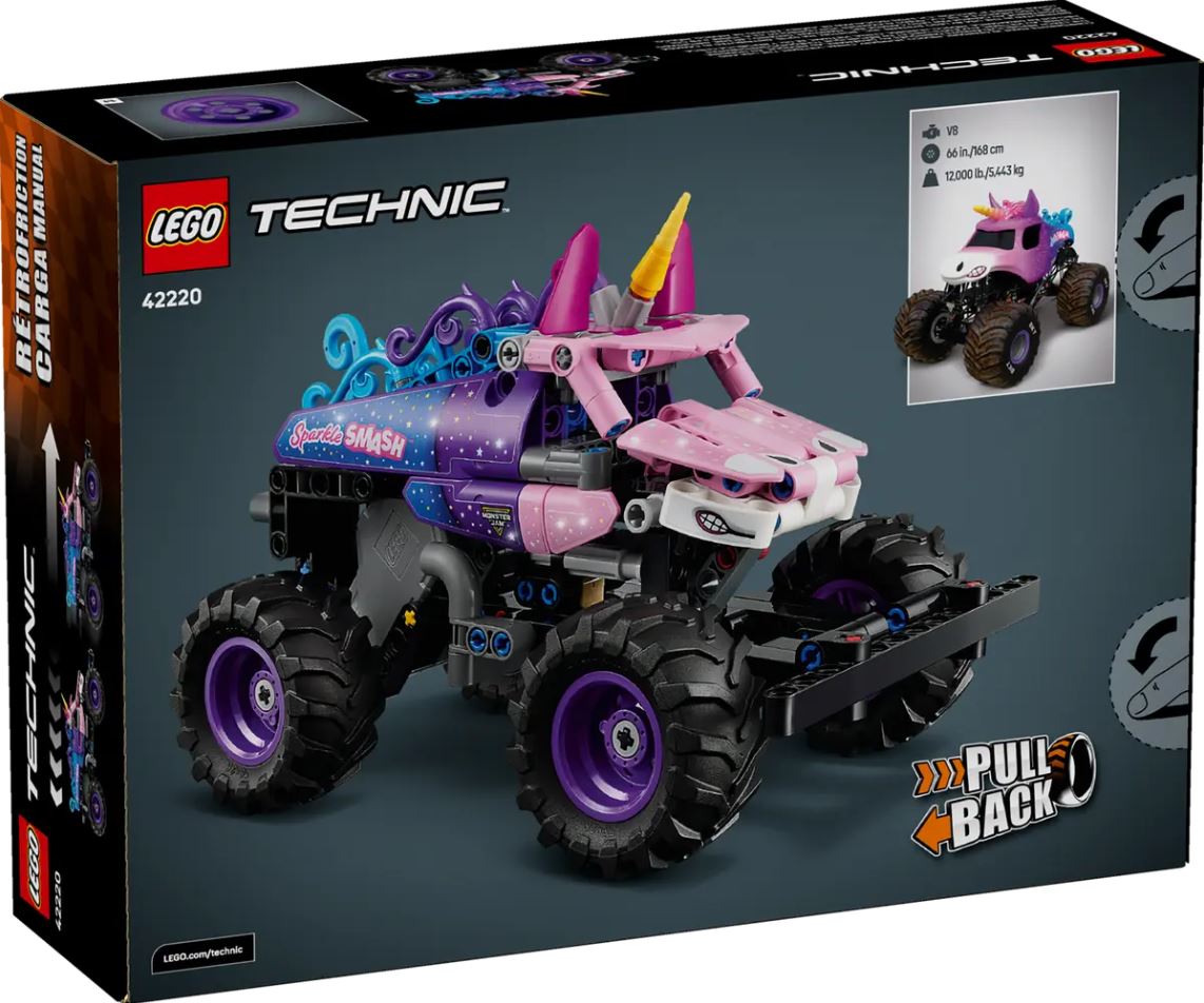 LEGO Technic Monster Jam™ Sparkle Smash™ mit Rückziehmotor 42220 - Bild 9