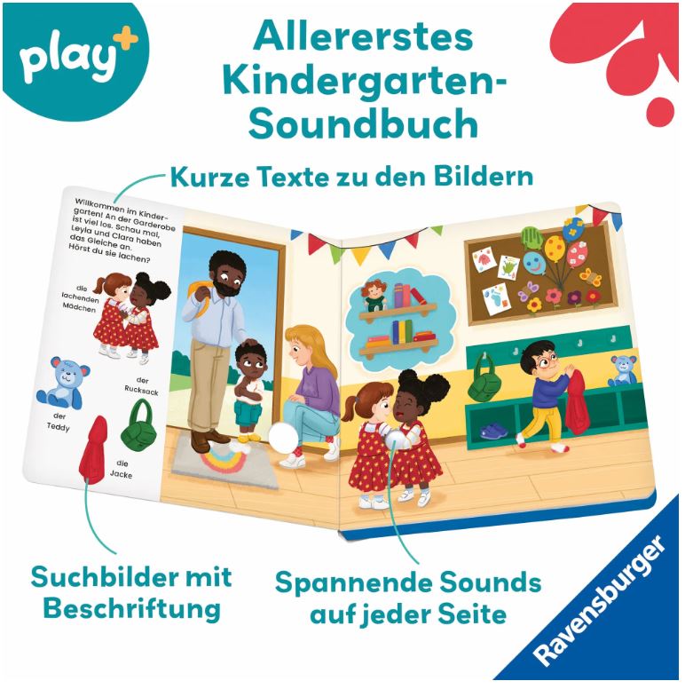 Play+ Mein allererstes Soundbuch - Im Kindergarten 45.636 - Bild 2