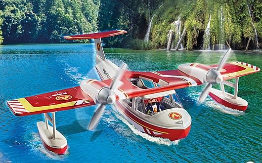 PLAYMOBIL Feuerwehrflugzeug mit Löschfunktion 71463 - Bild 2
