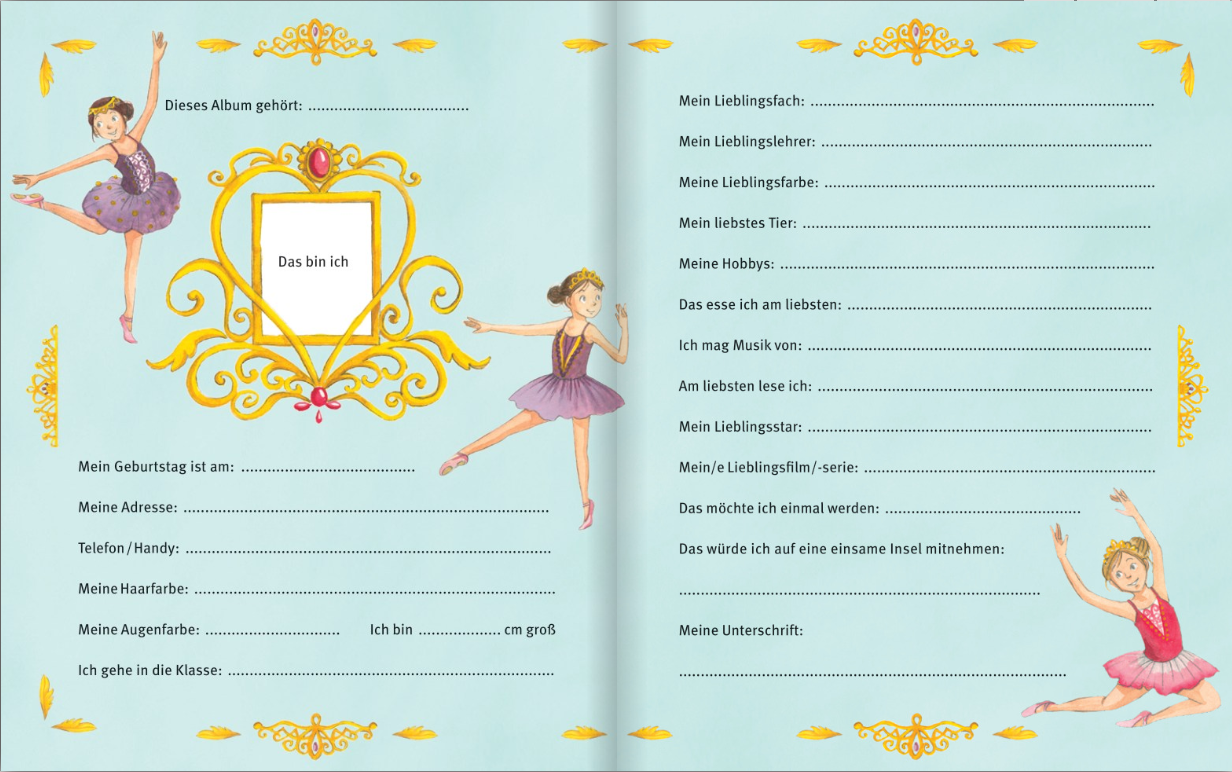 Freundschaftsbuch: Meine Schulfreunde - Ballerina - Bild 2