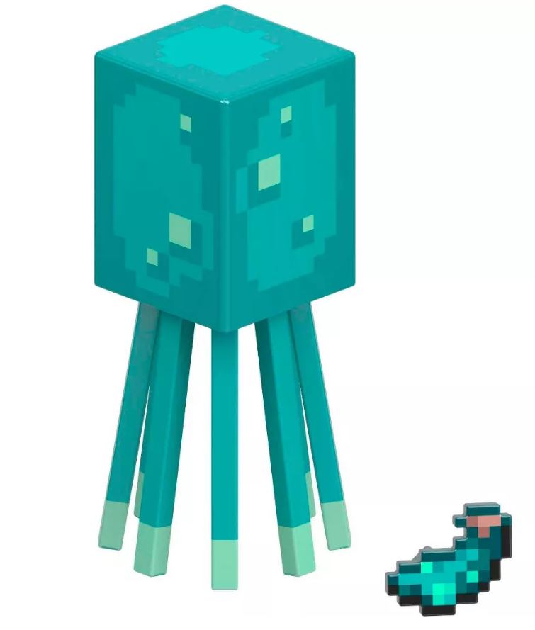 Minecraft Figur Glow Squid - Bild 1