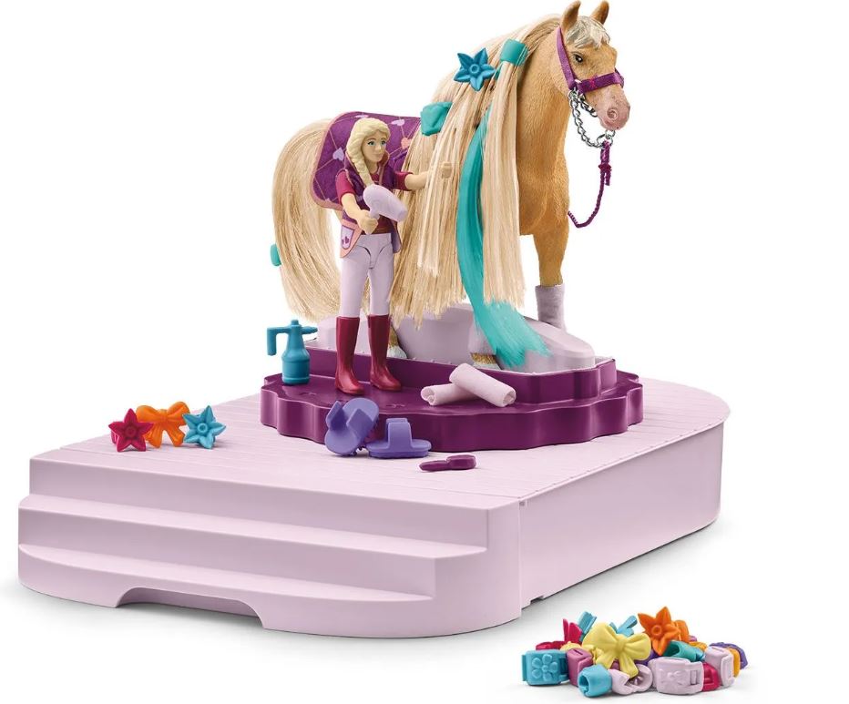 Schleich Horse Club Sofias Beauties 42617 Pferdepflege Station - Bild 1