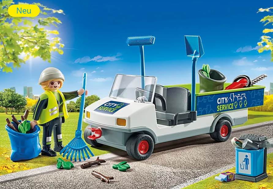 PLAYMOBIL Stadtreinigung mit E-Fahrzeug 71433 - Bild 2