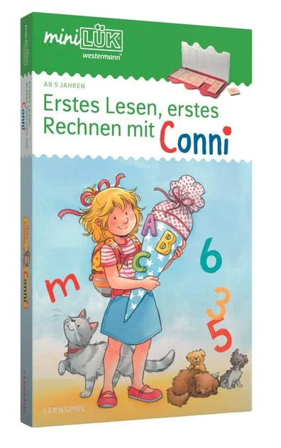 Mini Lük Set erstes Lesen und Rechnen mit Conni - Bild 1