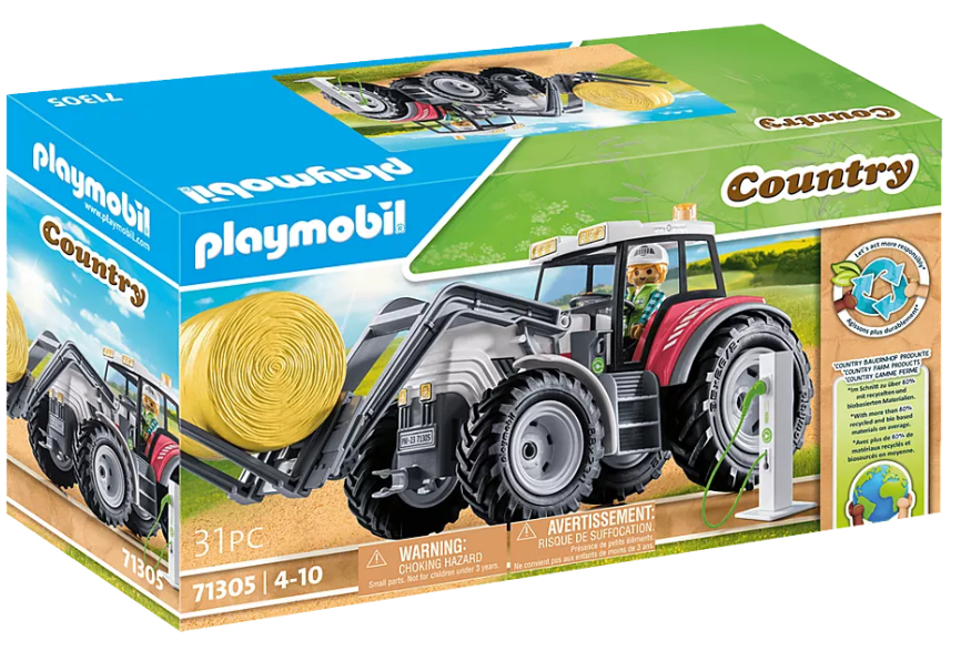 PLAYMOBIL Grosser Traktor 71305 - Bild 1