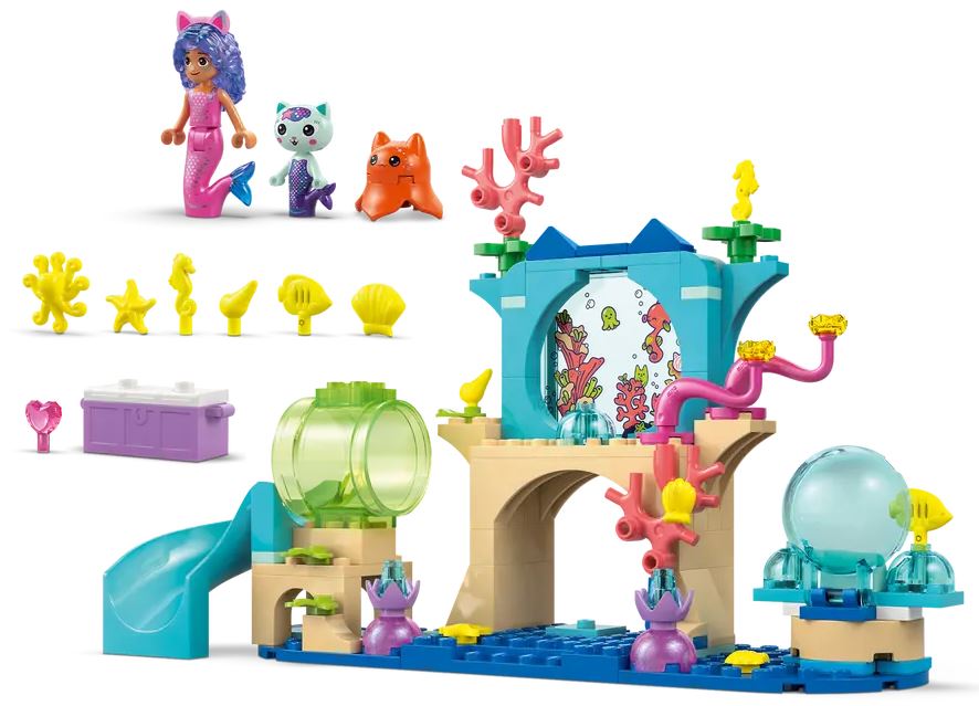 LEGO Gabby's Dollhouse Meerjungfrau Gabbys Aquarium Abenteuer 11204 - Bild 3