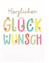 Klappkarte Herzlichen Glückwunsch