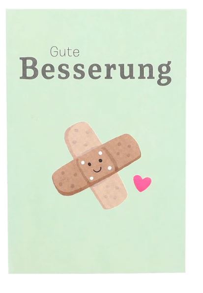Klappkarte Gute Besserung - Bild 1