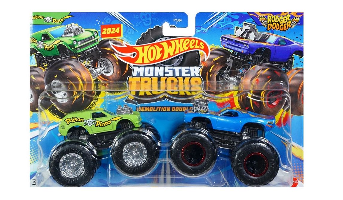 Hot Wheels Monster Trucks 1:64 Die-Cast 2er-Pack - Bild 1
