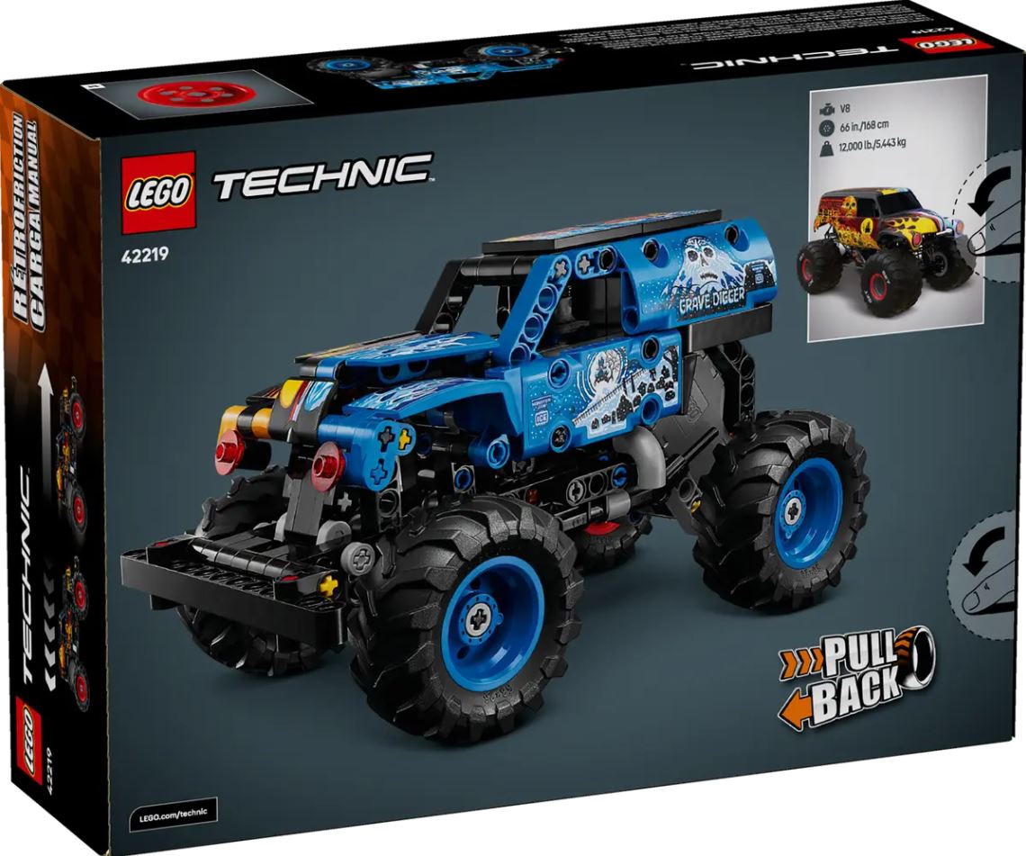 LEGO Technic Monster Jam™ Grave Digger™ Feuer und Eis 42219 - Bild 9