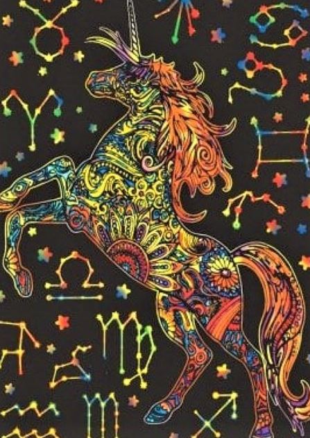 TataRuga Samtbild zum Ausmalen A3 Einhorn - Bild 2
