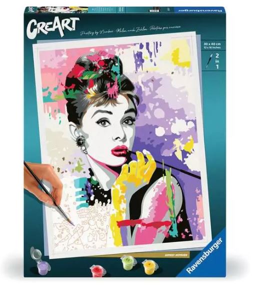 CreArt Audrey Hepburn 30x40 cm 25.526 - Bild 1