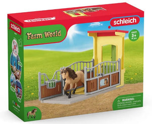 Schleich Farm World 42609 Ponybox mit Islandpferd Hengst