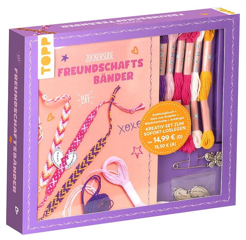 Kreativ-Set Freundschaftsbänder - Bild 1