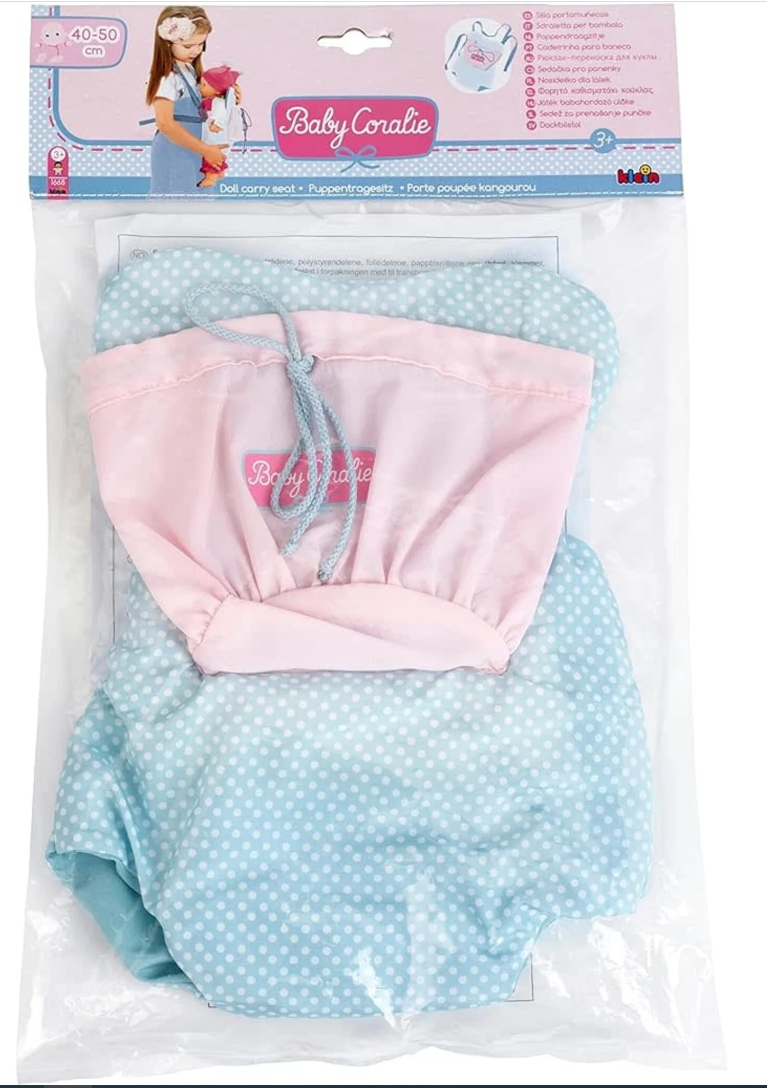 Bauchtragesitz Princess blau, rosa - Bild 1
