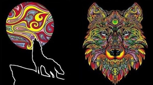 TataRuga Samtbild zum Ausmalen, Mappe Wolf - Bild 2