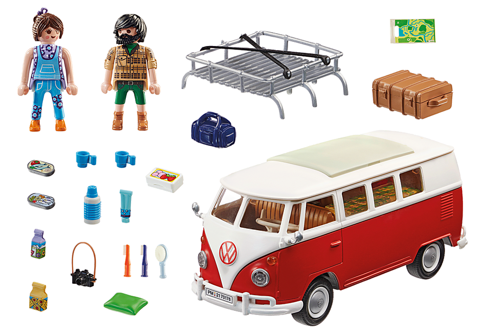 PLAYMOBIL Volkswagen T1 Camping Bus 70176 - Bild 6