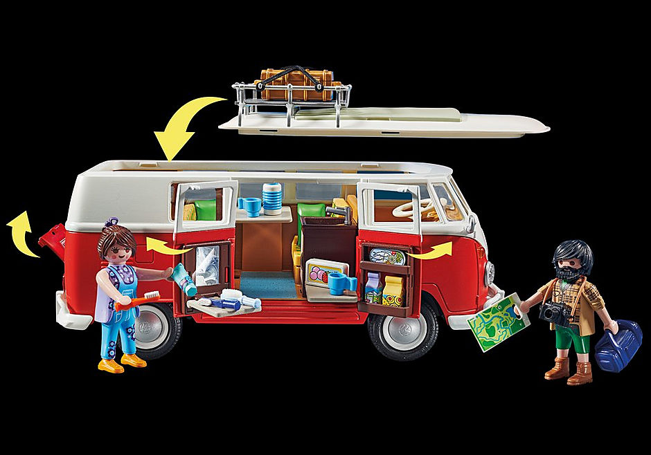 PLAYMOBIL Volkswagen T1 Camping Bus 70176 - Bild 3