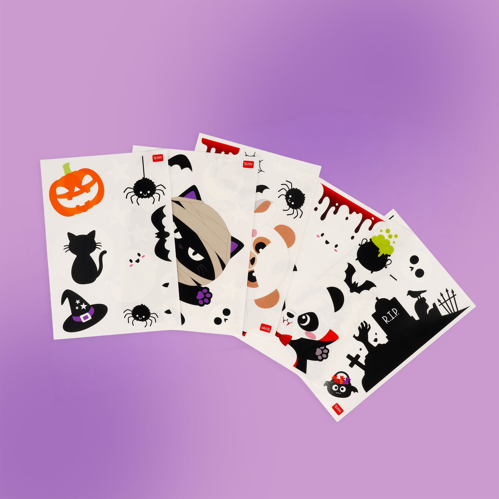 Legami Fensteraufkleber Halloween Windo-Wow, 40 Stück - Bild 2