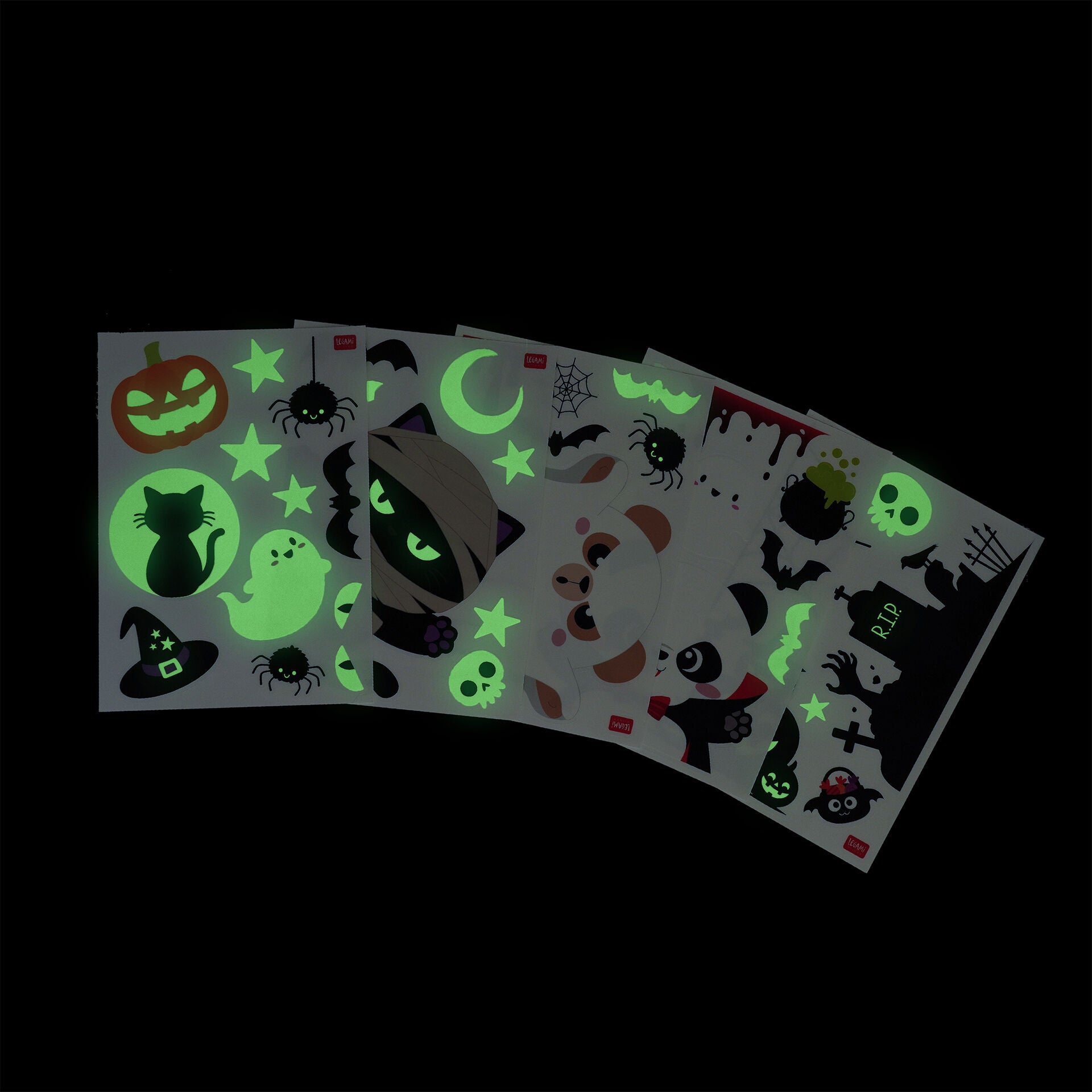 Legami Fensteraufkleber Halloween Windo-Wow, 40 Stück - Bild 3