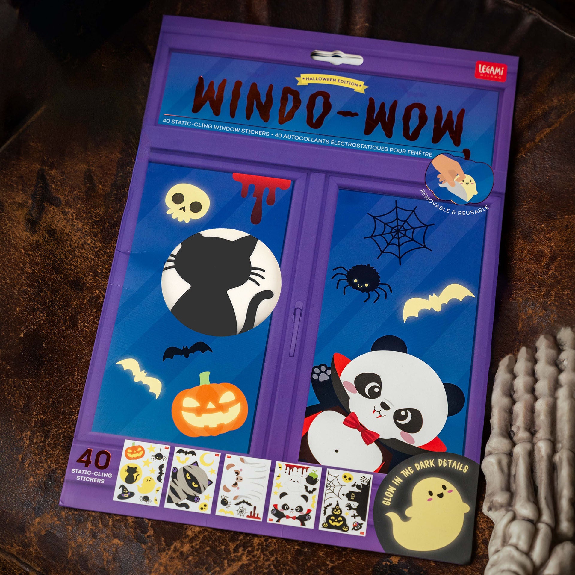 Legami Fensteraufkleber Halloween Windo-Wow, 40 Stück - Bild 9