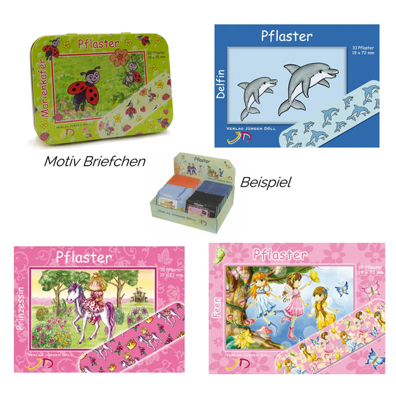Pflasterbriefchen Motive für Mädchen