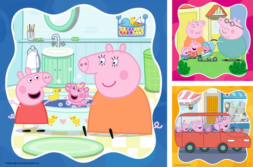 Puzzle Peppa Pig3x49 Teile 04.288 - Bild 3