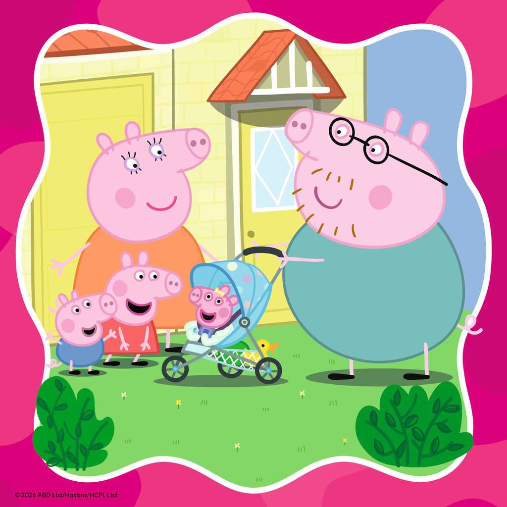 Puzzle Peppa Pig3x49 Teile 04.288 - Bild 4