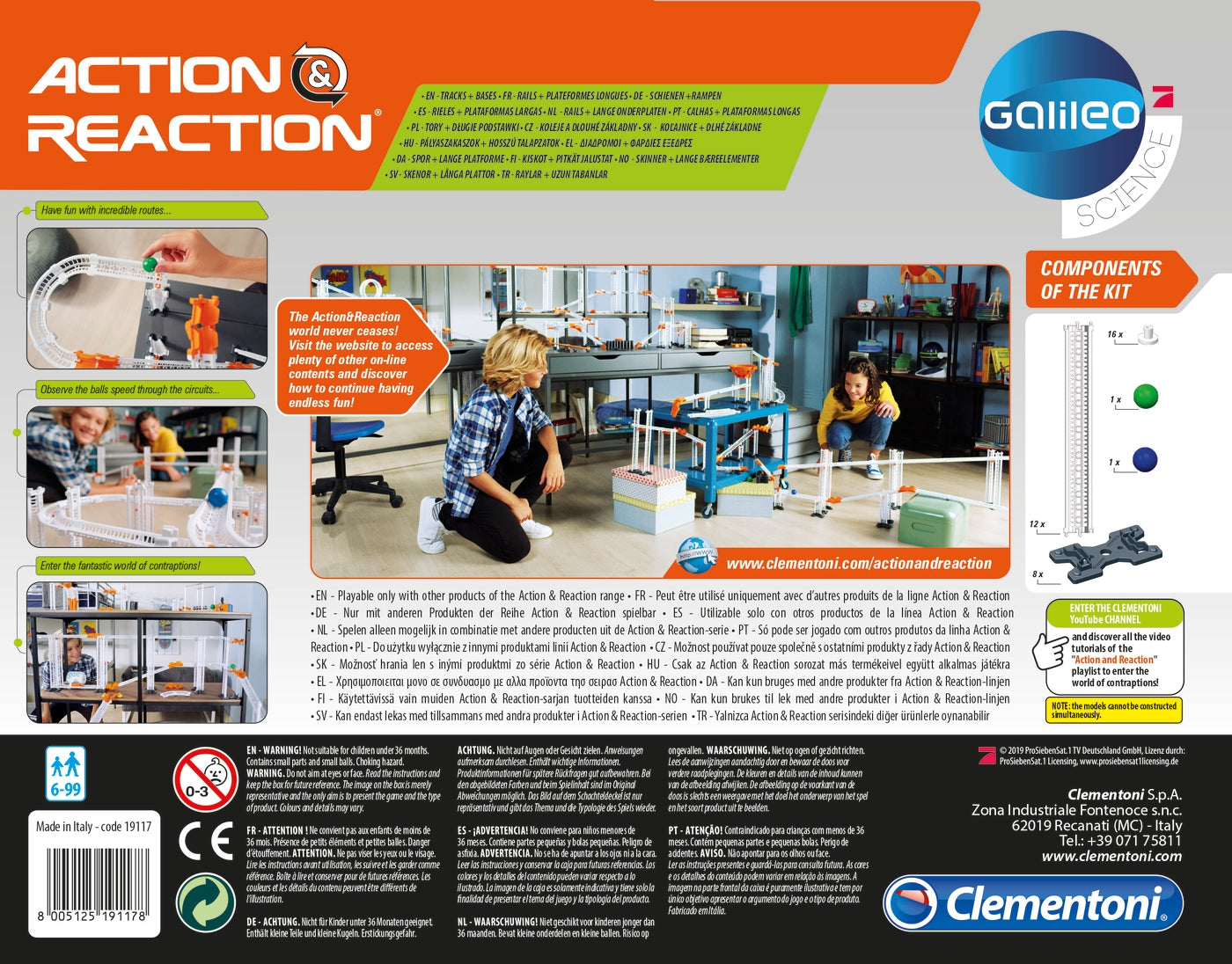Clementoni Action & Reaction - Schienen und Rampen - Bild 3