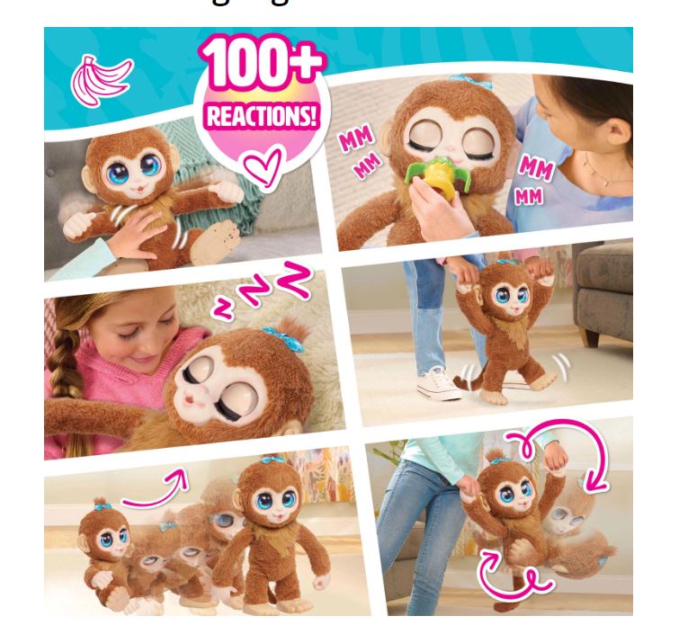 FurReal Peanut laufender Affe mit Bewegungs- und Soundfunktion - Bild 3