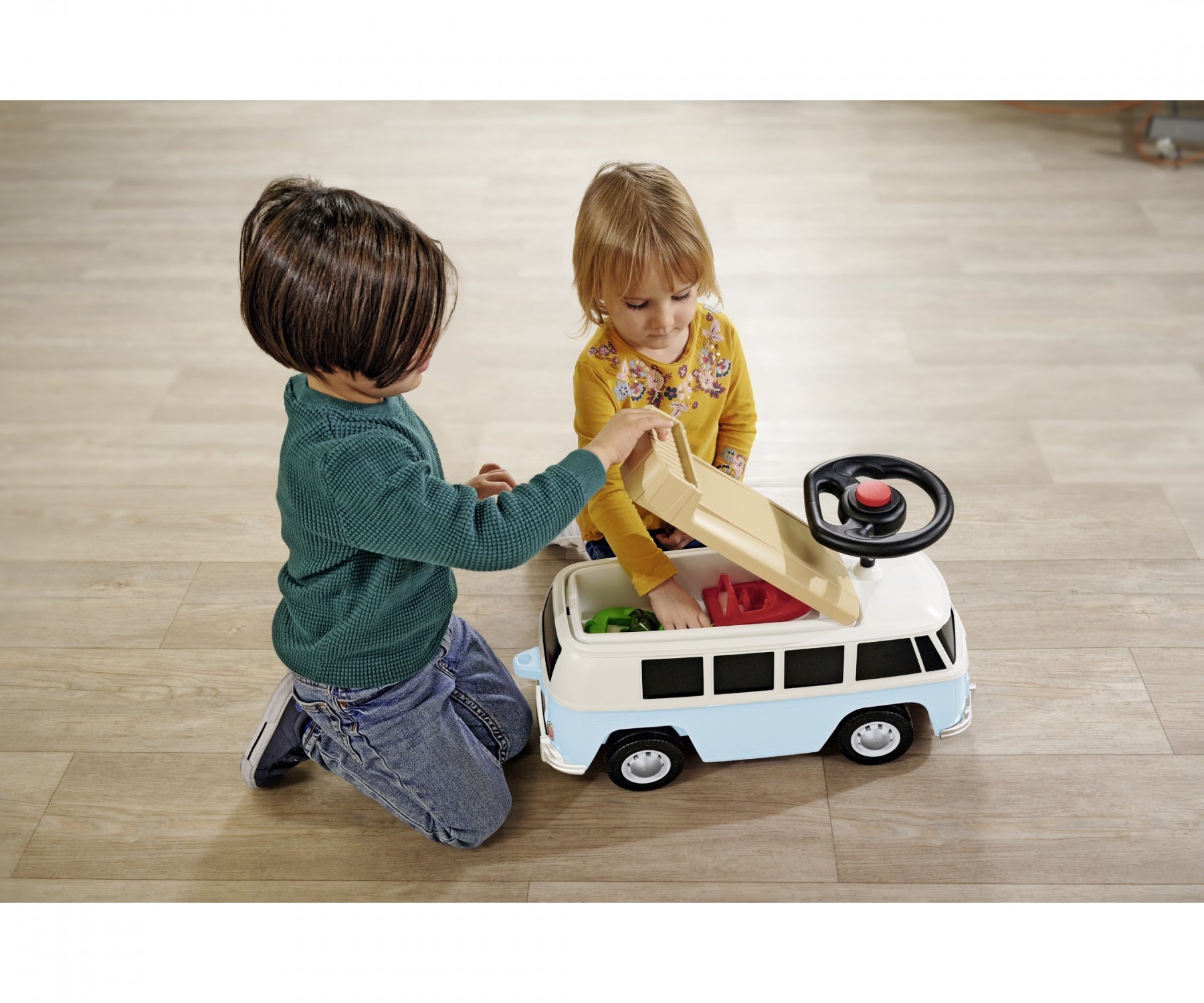 Big Bobby Car VW T1 blau - Bild 5