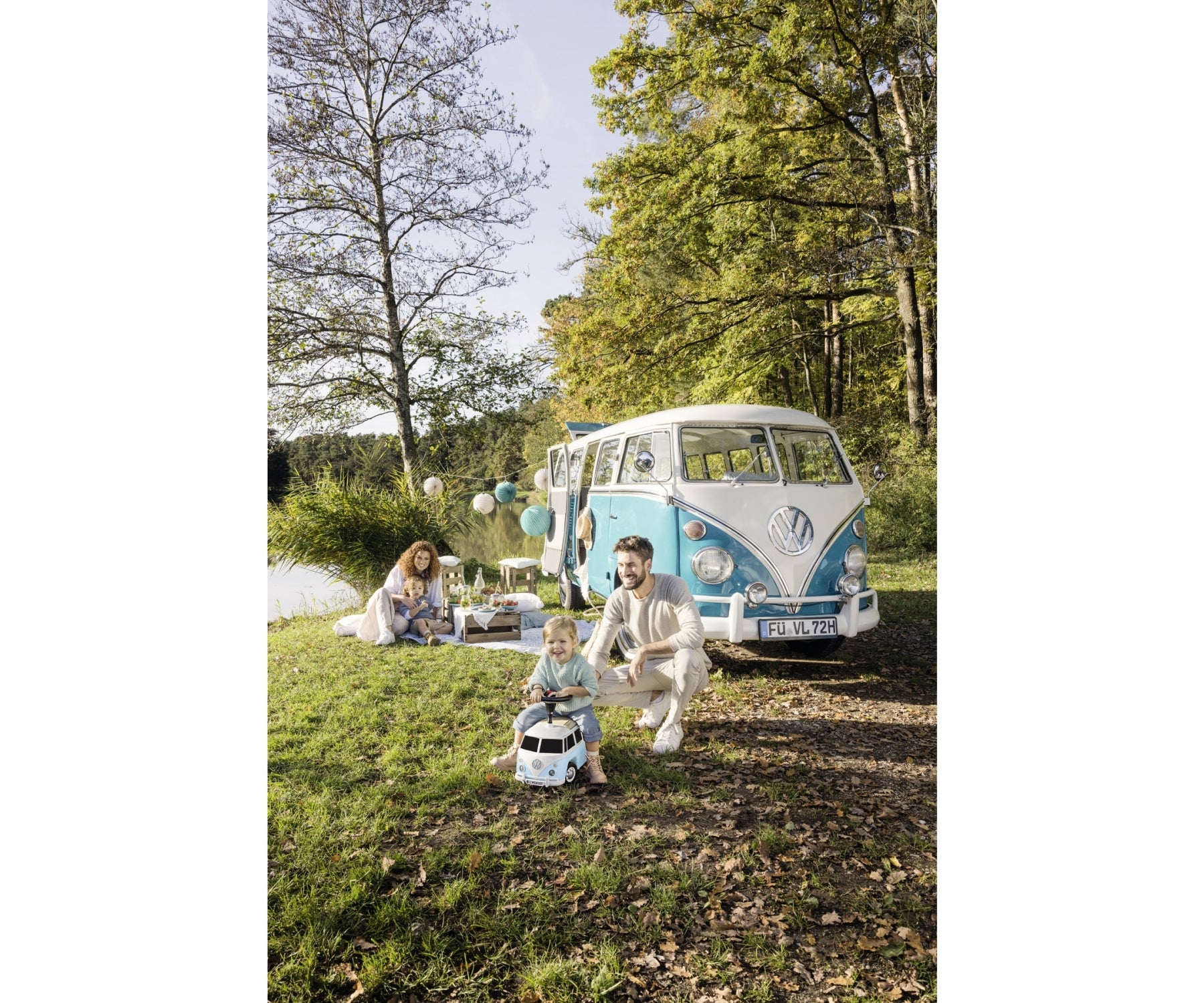 Big Bobby Car VW T1 blau - Bild 6