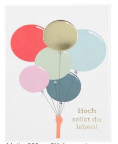 Klappkarte Hoch sollst du leben! - Bild 1