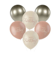 Creme Rose Latexballons Ø33cm 6 Stück