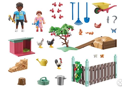 Playmobil Kleine Hühnerfarm im Tiny Haus Garten 71510 - Bild 3