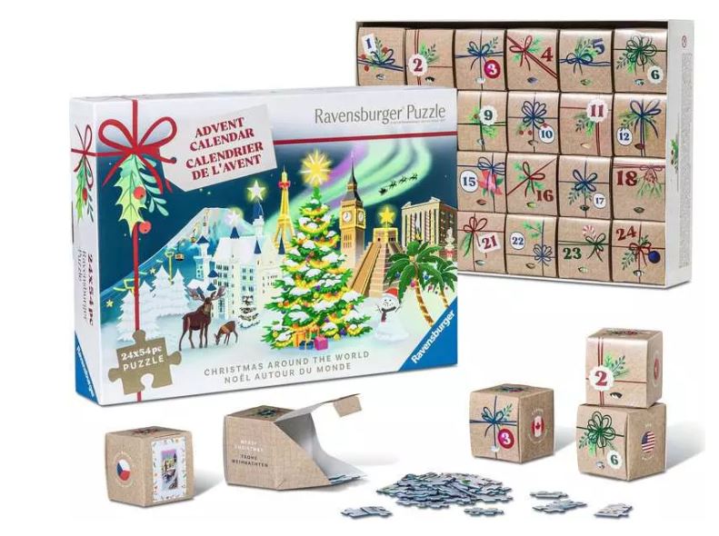 Adventskalender 24 Puzzles mit je 54 Teilen - Bild 2