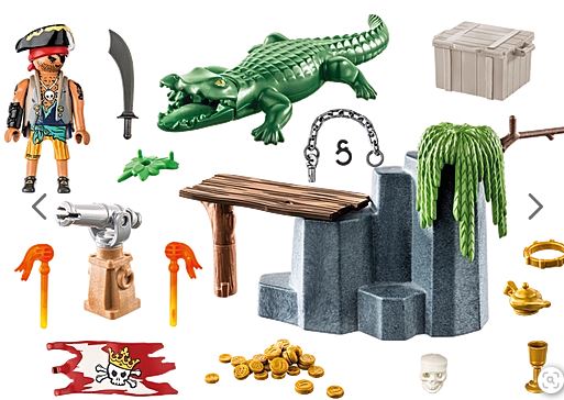 PLAYMOBIL Pirat mit Alligator 71473 - Bild 3