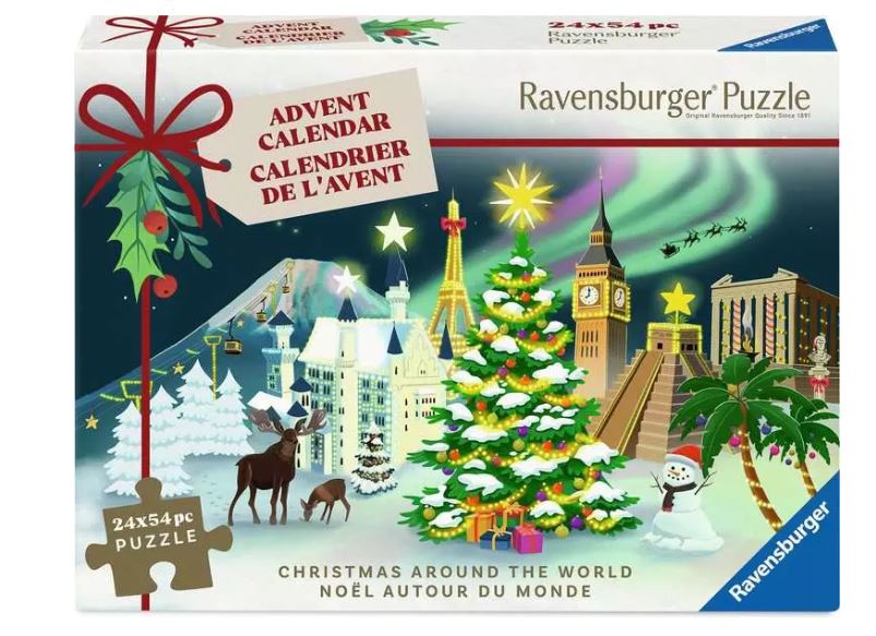 Adventskalender 24 Puzzles mit je 54 Teilen - Bild 1
