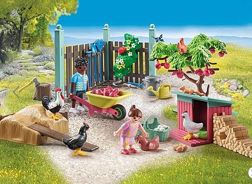 Playmobil Kleine Hühnerfarm im Tiny Haus Garten 71510 - Bild 2