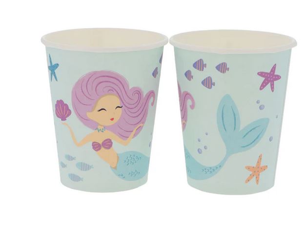 Mermaid Magic Trinkbecher 250ml 8 Stück - Bild 2