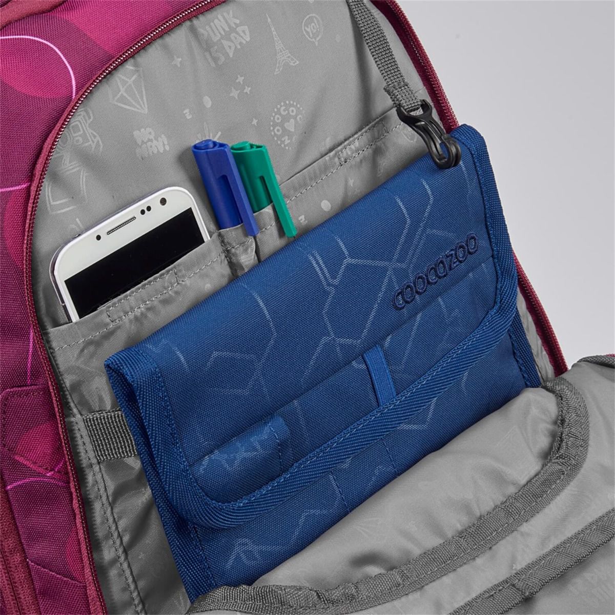 Coocazoo Rucksack Porter Berry Bubbles - Bild 5
