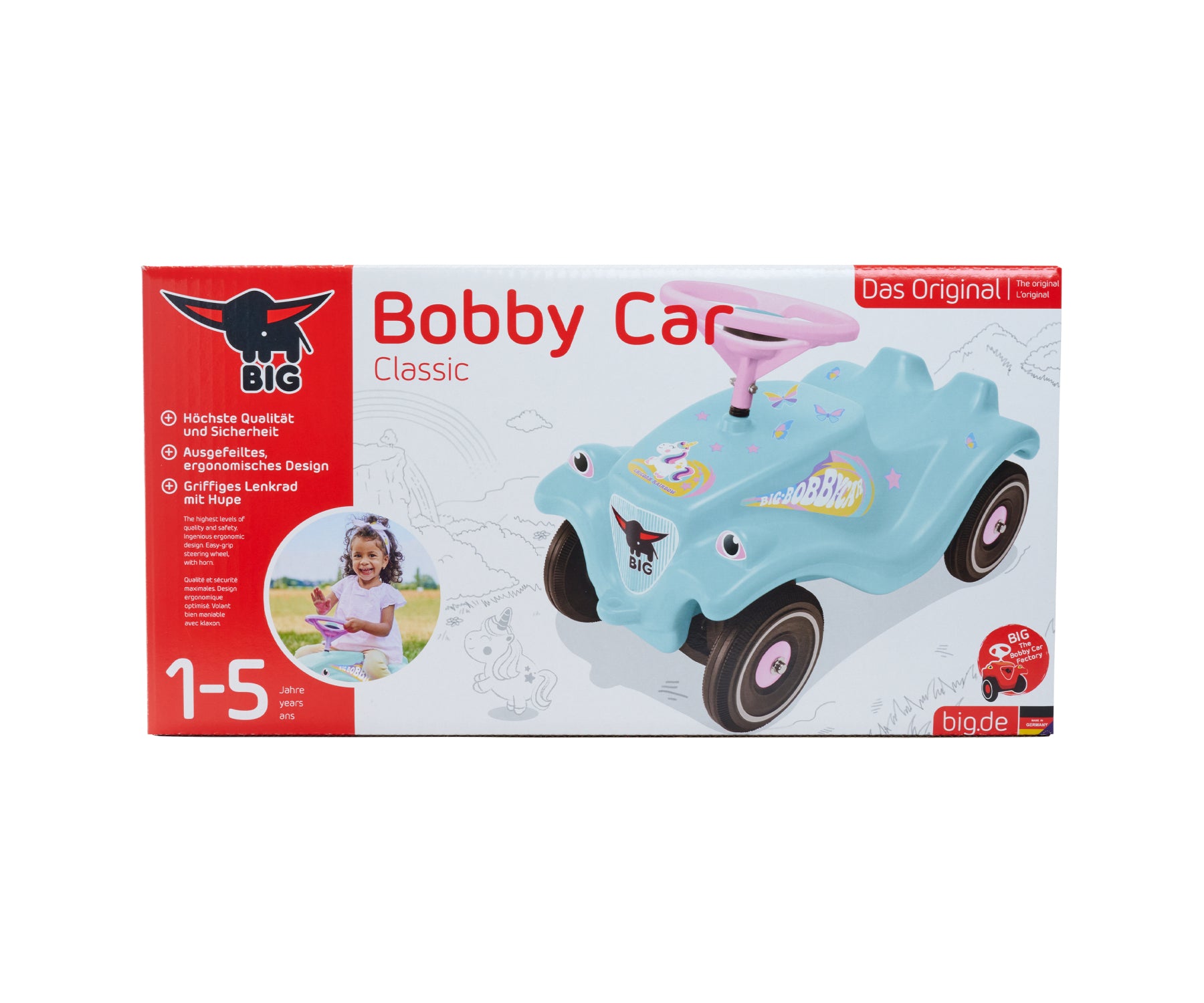 BIG Bobby Car Classic Einhorn türkis - Bild 5