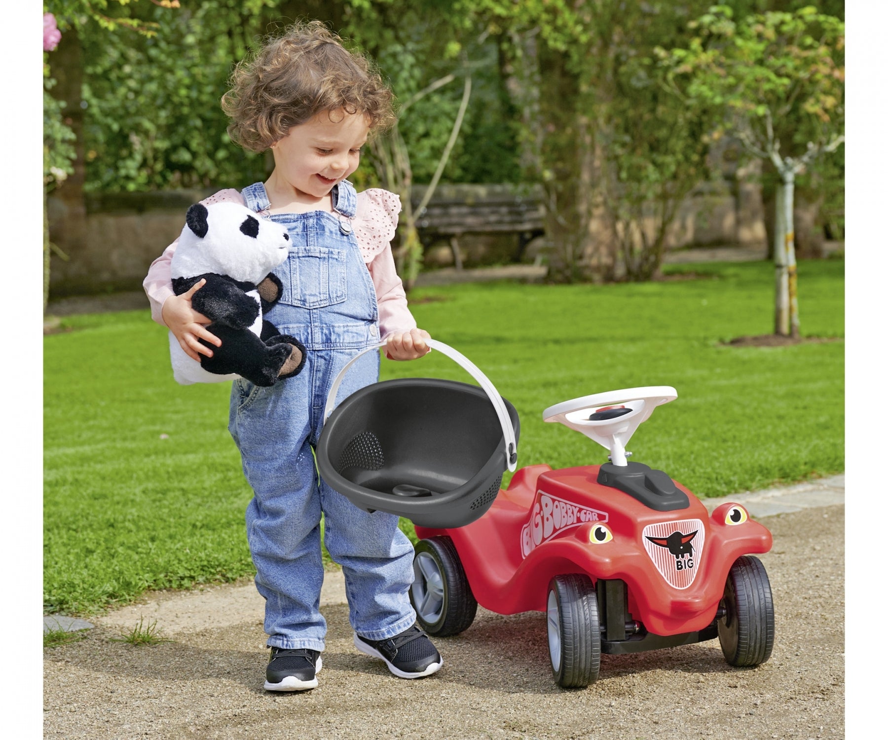 Big Bobby Car Gepäckkorb grau - Bild 7