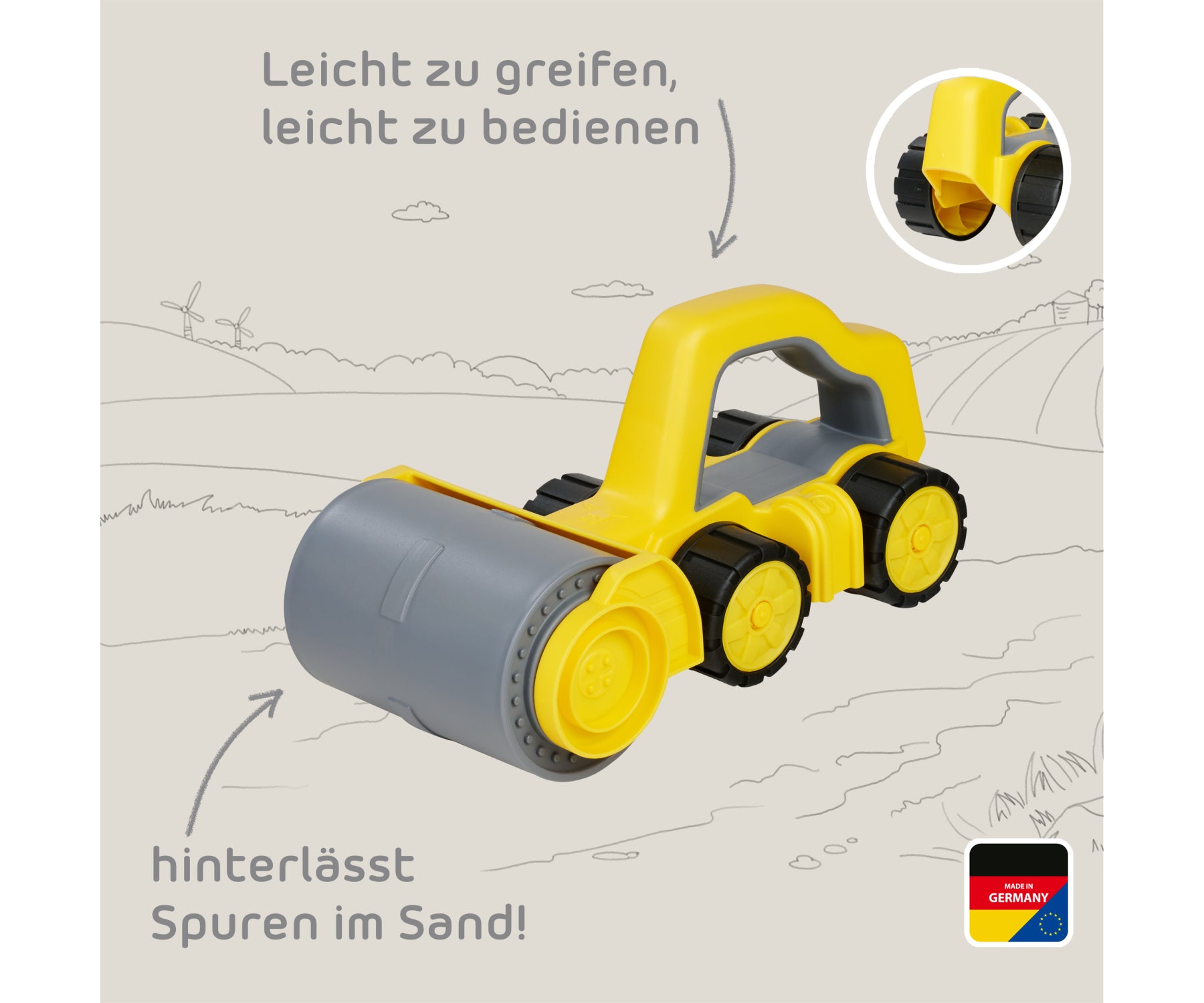 BIG Power Worker Griffy Walze - Bild 5