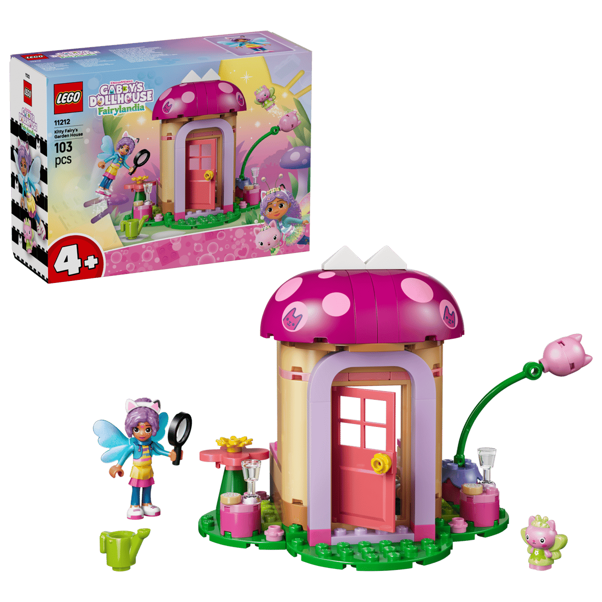 LEGO® Gabby's Dollhouse 11212 Kitty Fees Gartenhaus - Bild 1