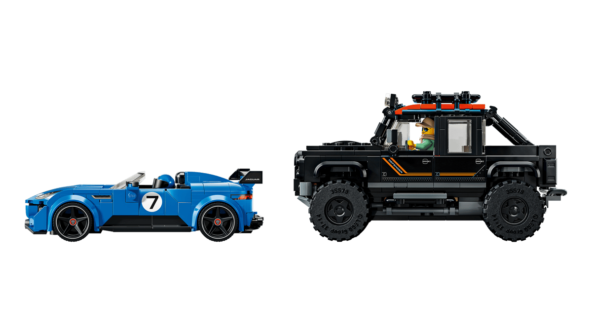 LEGO® Speed Champions 77264 Jaguar F-TYPE Project 7 & Land Rover Defender Classic - Bild 7